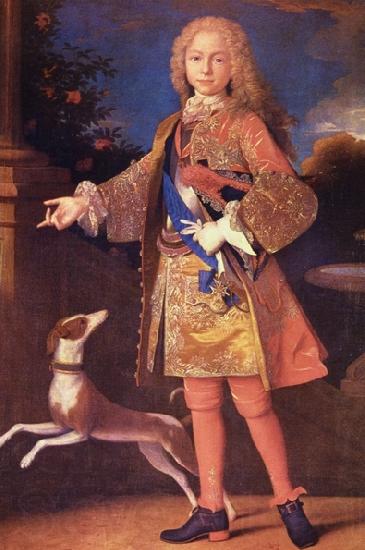 Jean Ranc Portrait of Ferdinand of Bourbon as a child Norge oil painting art